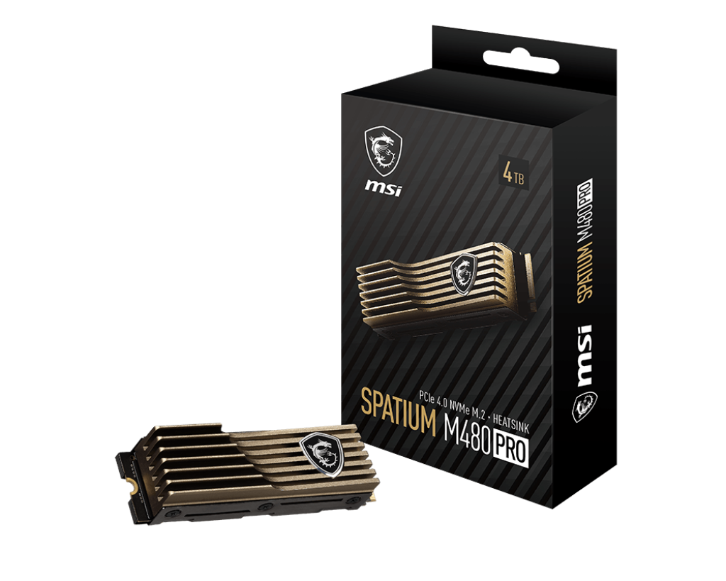 MSI Spatium M480 Pro PCIe 4.0 NVMe M.2 2 تيرابايت HS SSD