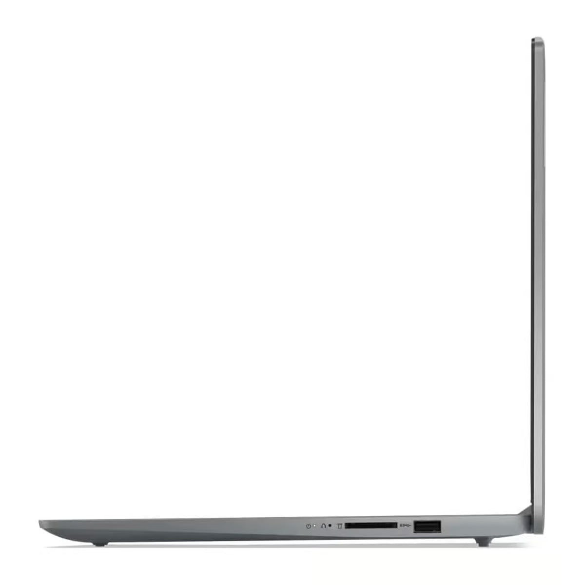 كمبيوتر محمول Lenovo IdeaPad Slim 3، شاشة FHD مقاس 15.6 بوصة، معالج Intel Core Ci3، بطاقة رسومات Intel UHD، نظام التشغيل Windows 11، ذاكرة وصول عشوائي سعة 8 جيجابايت، سعة تخزين 256 جيجابايت، رمادي قطبي، 82X70047AX