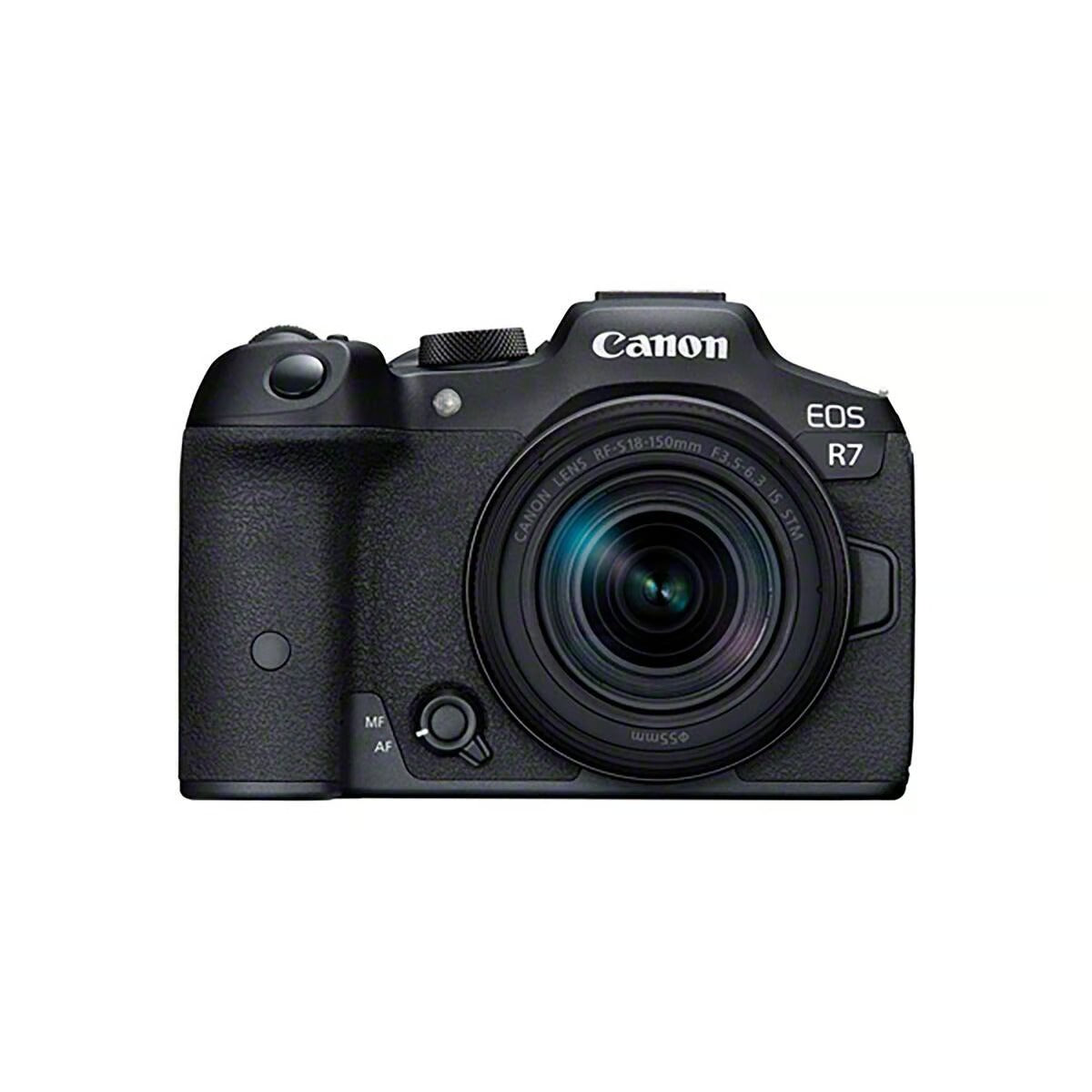كاميرا Canon EOS R7 بدون مرآة مع عدسة RF-S18-150mm