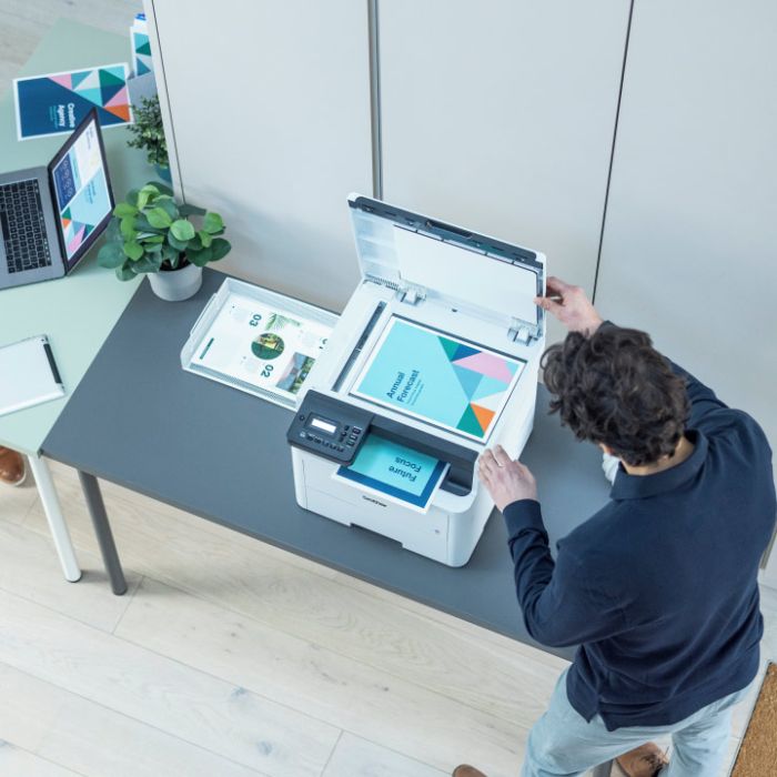 طابعة ليزر ملونة 3 في 1 من براذر (DCP-L3520CDW)