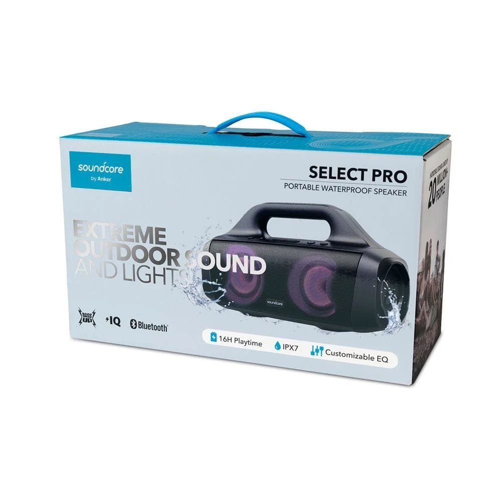 Anker Soundcore Select Pro Portable Waterproof Speaker - Black