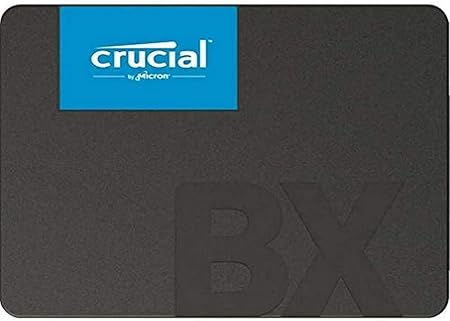 Crucial BX500 5OOGB Internal SSD | 2.5" SATA | Up To 550 MB/s | SATA 6GB/s | 3D NAND