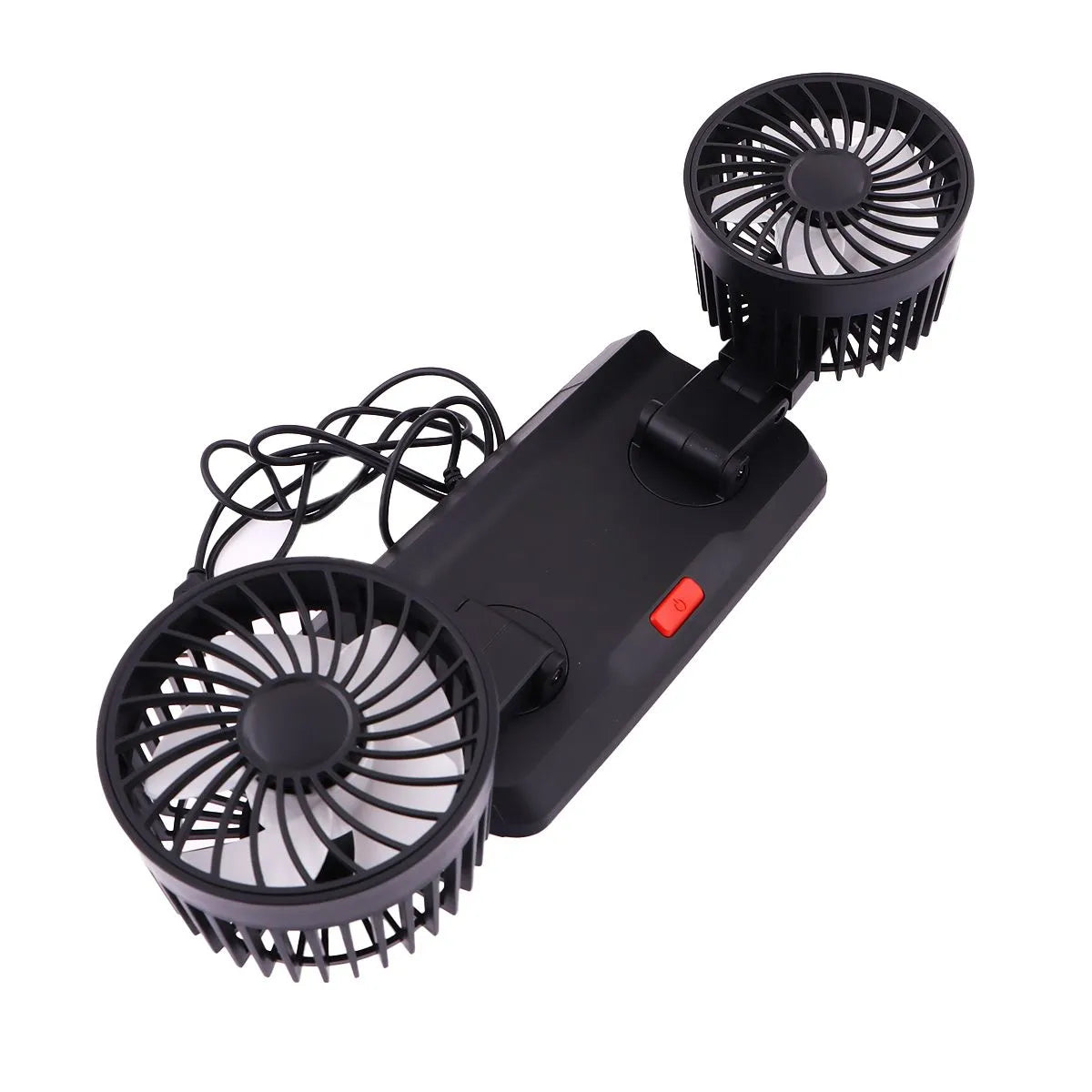 Car Usb Twin Fan