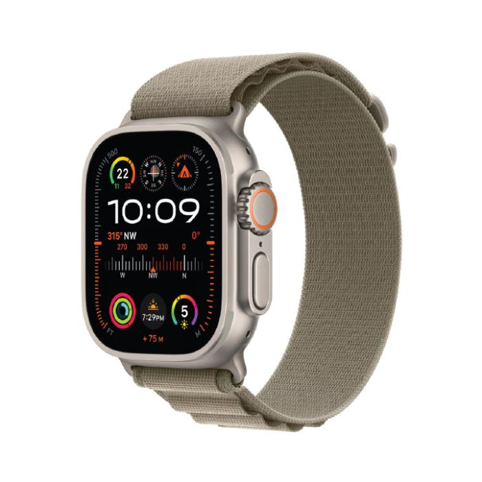 Apple Watch Ultra 2 GPS + Cellular, 49mm Titanium Case with Olive