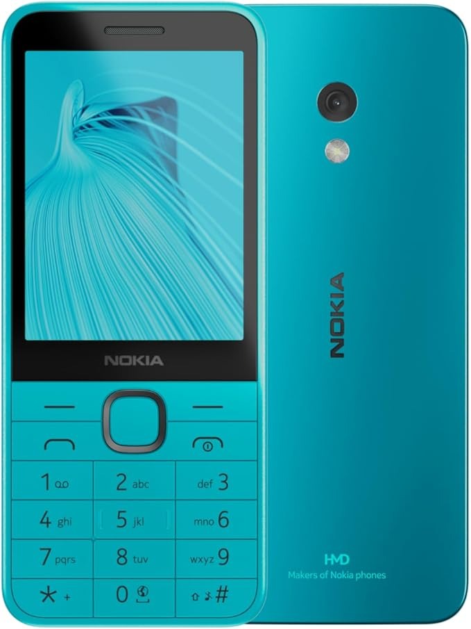 نوكيا 235 DS 4G مع منفذ Type-C (TA-1614) أسود، بنفسجي، أزرق