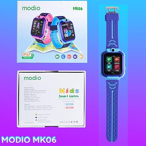 Modio Kids Smart Watch MK06 – Blue
