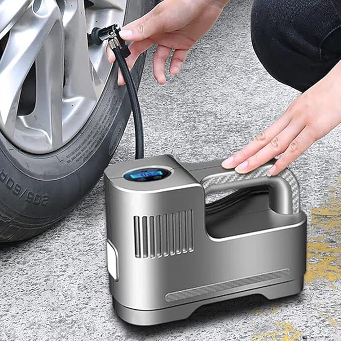 Car Air Pump, Digital Tyre Inflator Pump with Display