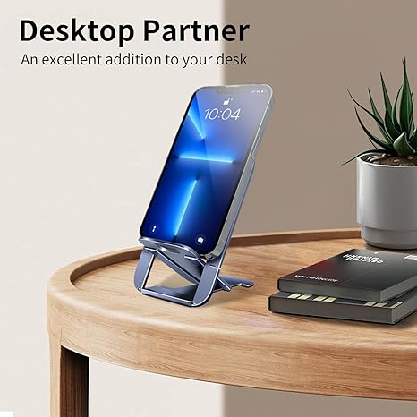 Phone Stand for Desk, Foldable Portable Adjustable Tablet Cell Phone Holder
