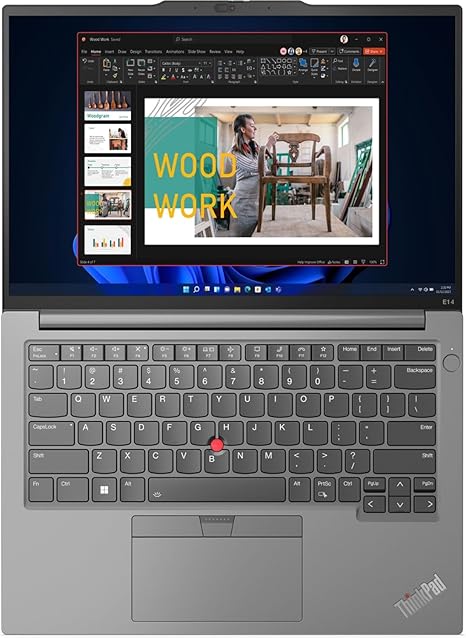 لينوفو ثينك باد E14 الجيل الرابع - i5-1235U، 8 جيجا رام، 512 جيجا اس اس دي، 14 بوصة فل اتش دي، ويندوز 11 برو