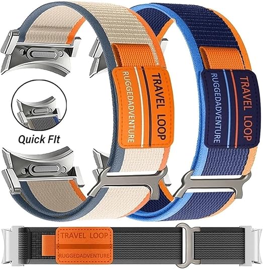 حزام Quick Fit Trail Loop مناسب لساعة Samsung Galaxy Watch 6 Classic 43 مم 47 مم 5Pro 45 مم