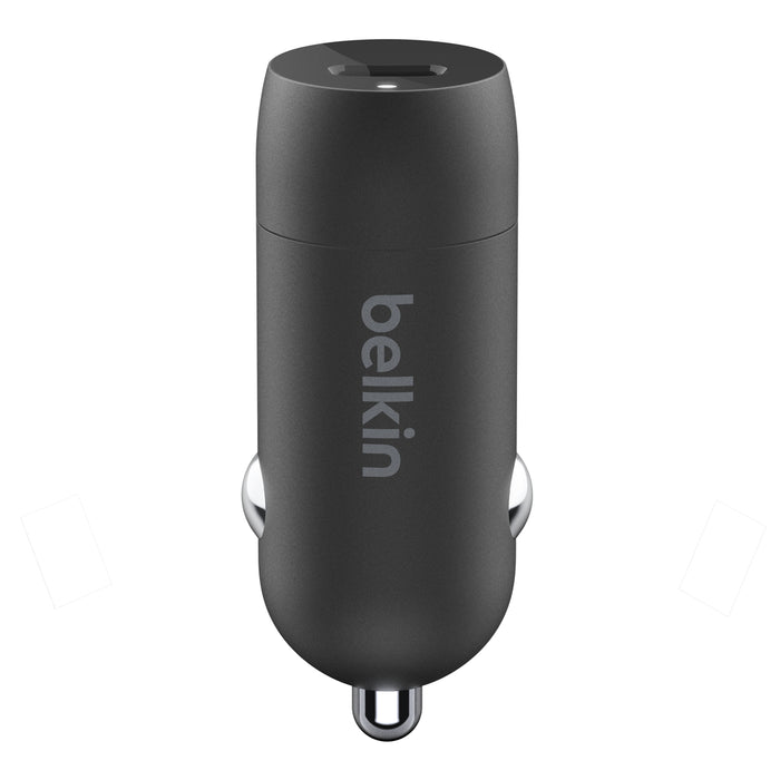 شاحن سيارة Belkin BoostCharge 30W USB-C + موسع طاقة USB بأربعة منافذ