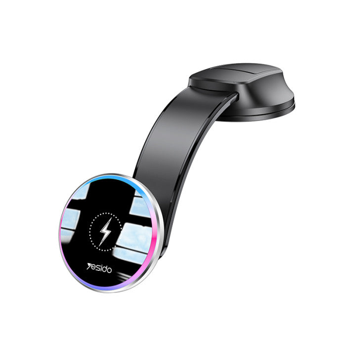 حامل شحن لاسلكي للسيارة بقوة 15 وات بتقنية الشفط المغناطيسي من Yesido C292