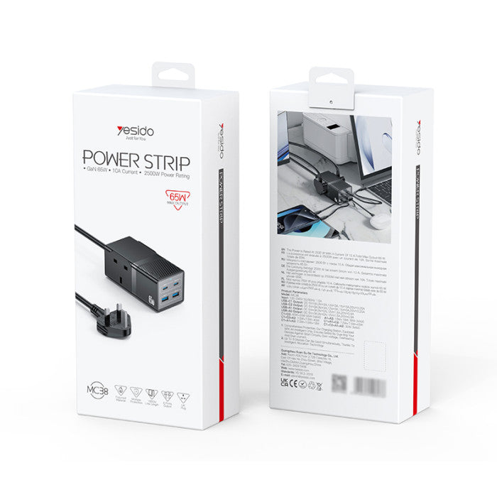 YESIDO Power Strip 65W MC38