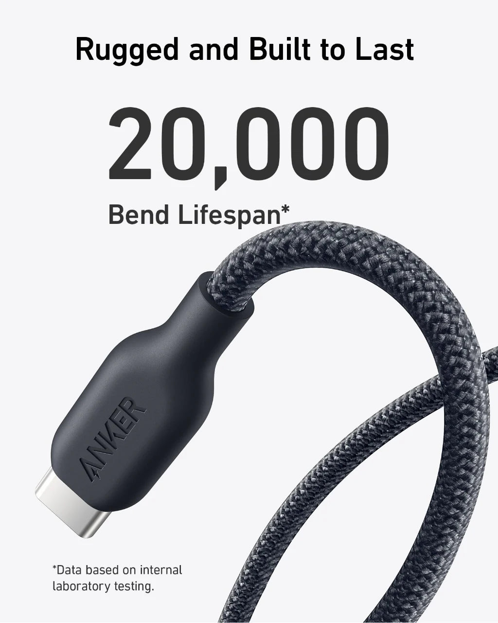 Anker 543 USB-C to USB-C Cable (Bio-Braided) 6ft