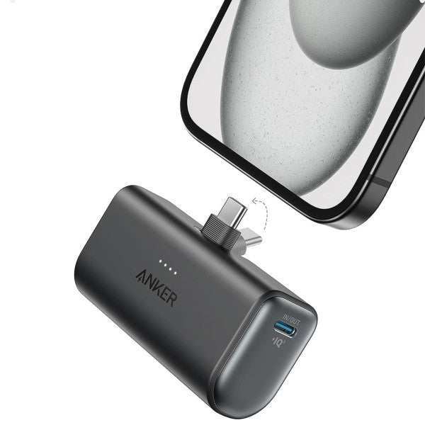 Anker Nano Power Bank 5000mAh with 22.5W Type-C Connector and Type-C Port