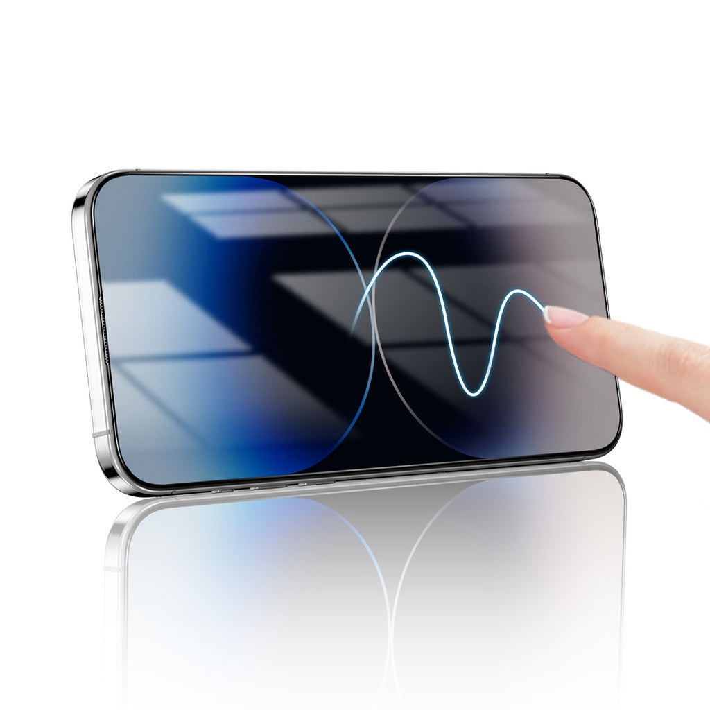 واقي شاشة Green Lion 9H Steve HD لسلسلة iPhone 15 - شفاف