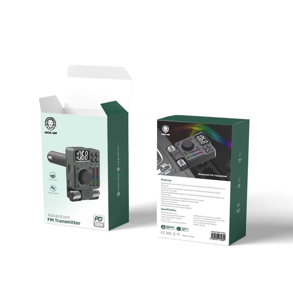 Green Lion Adventure FM Transmitter PD 30W - Green