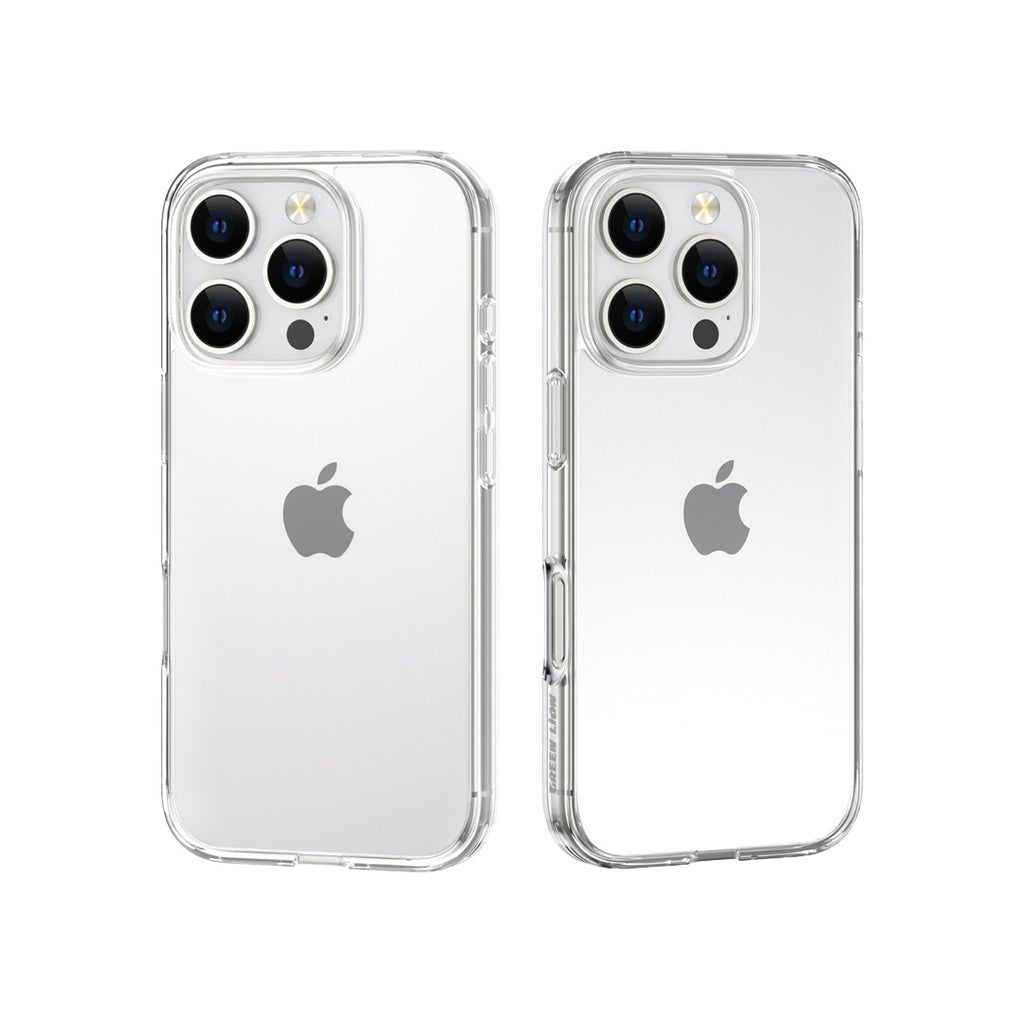 جراب شفاف كريستالي من Green Lion لهاتف iPhone 16 Pro - شفاف