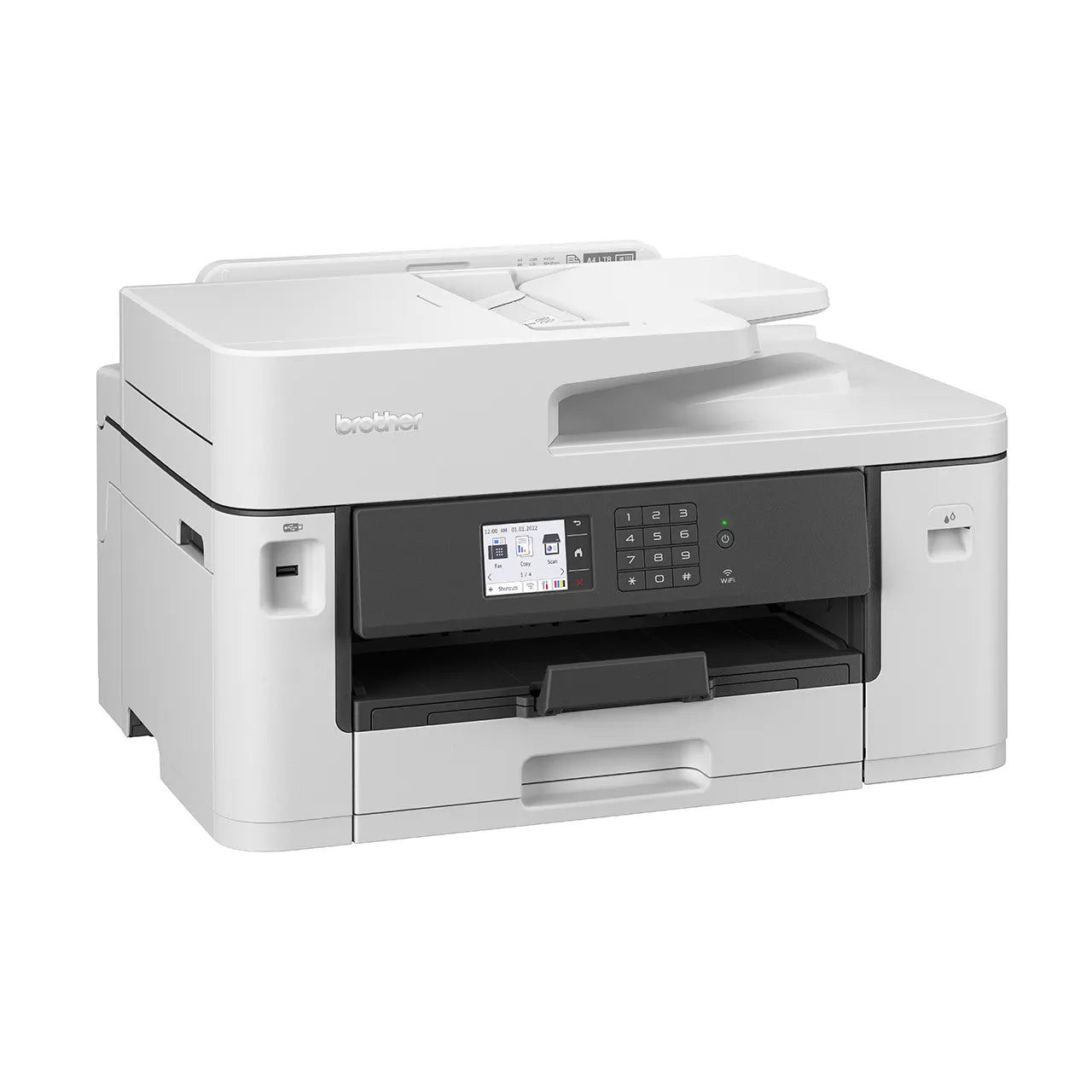 طابعة Brother Professional A3 اللاسلكية متعددة الاستخدامات، باللون الأسود، BG-MFCJ2340DW