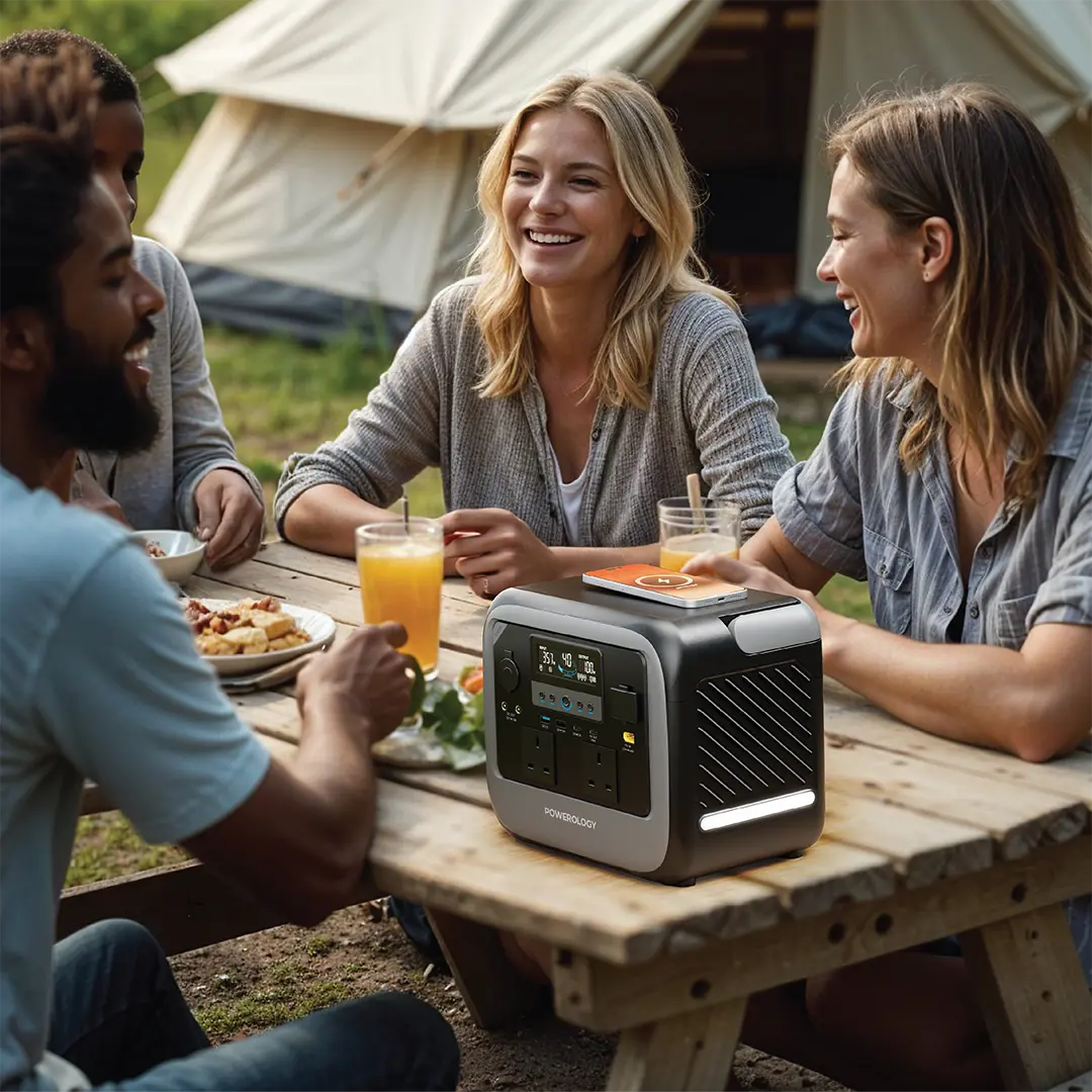 Powerology Pater II Portable Power Station 700W - Gray