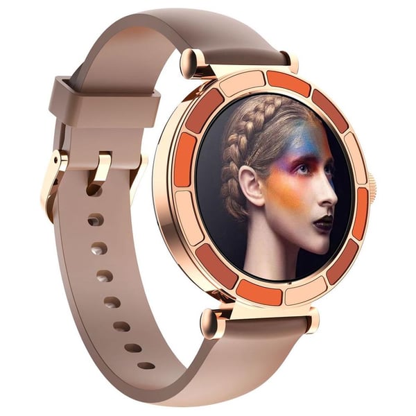 X.Cell Celine Smart Watch XL-WCH-CELINE-GLDFBRNS