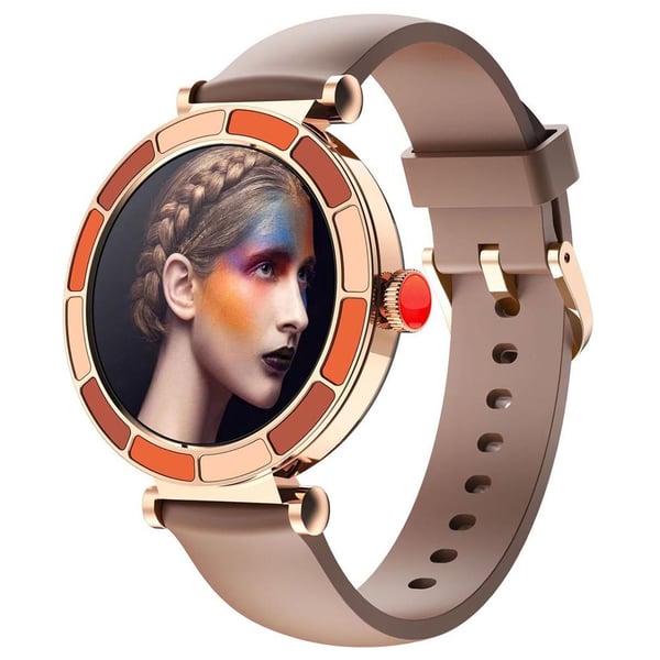 X.Cell Celine Smart Watch XL-WCH-CELINE-GLDFBRNS
