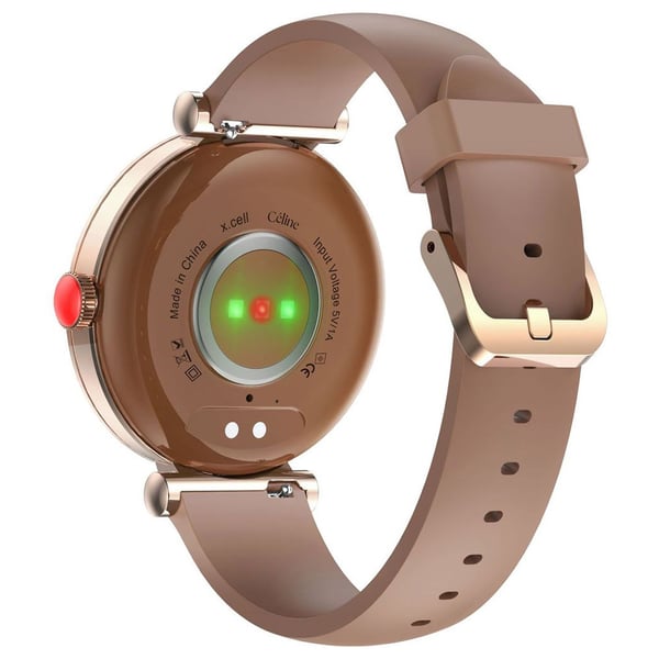 X.Cell Celine Smart Watch XL-WCH-CELINE-GLDFBRNS