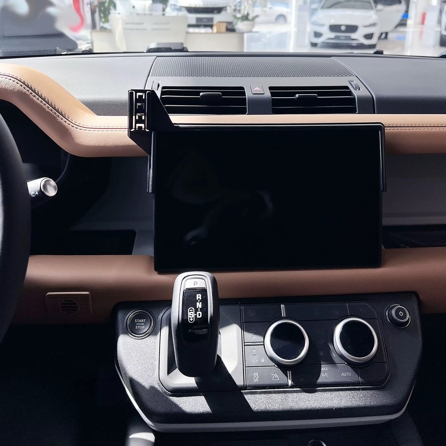 حامل هاتف LCD ستيريو للسيارة لاند كروزر، لكزس 570، 600، جيتور T2، ديفندر، GXR