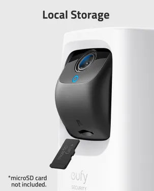 كاميرا Anker Eufy Cam 2K داخلية مع خاصية Pan and Tilt AI Mini T8414V21 – أبيض