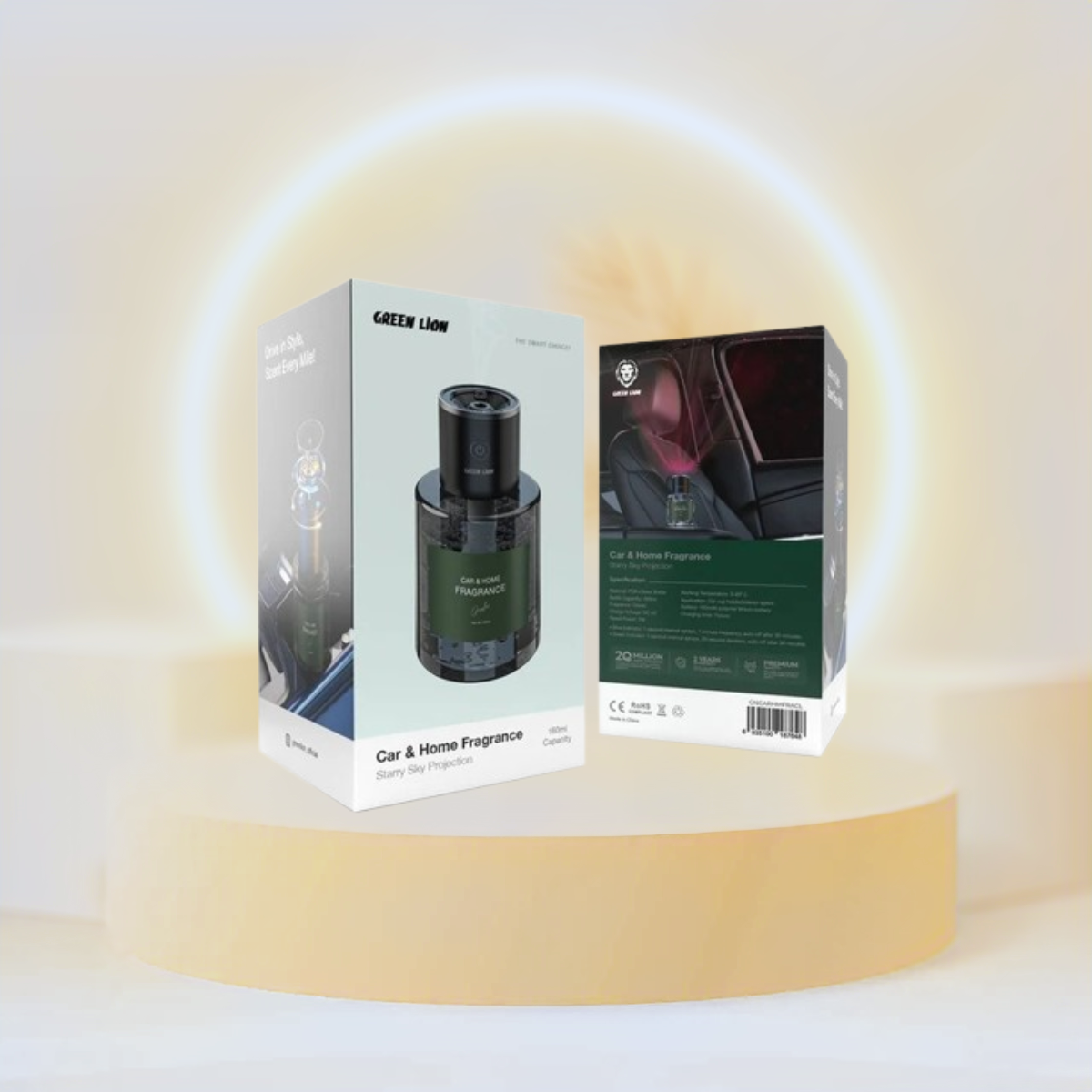 Green Lion Car And Home Fragrance - Clear