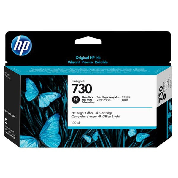 HP 730 130-ml DesignJet Original Ink Cartridge, P2V64A,