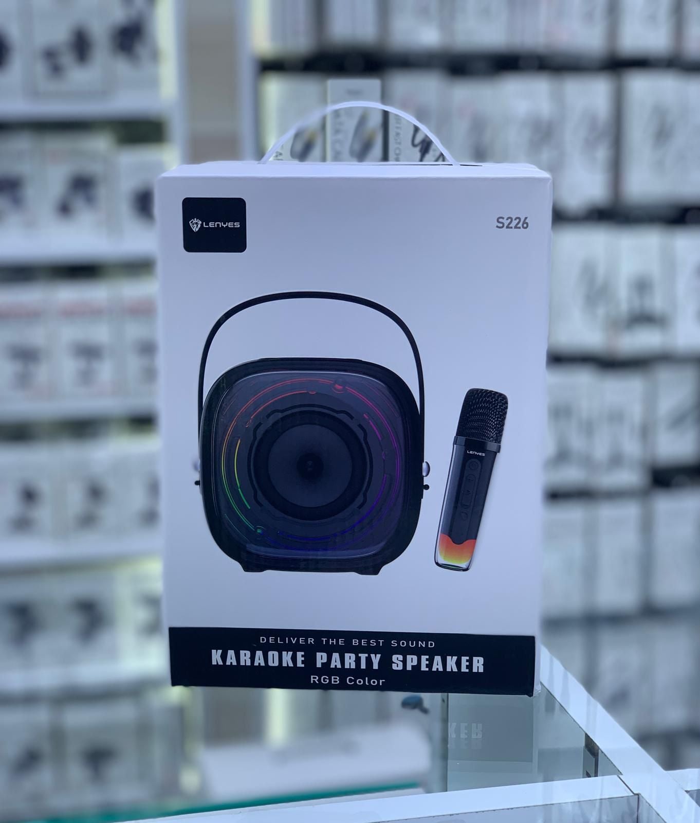 Lenyes S226 20W Bluetooth Speaker with Wireless Karaoke Mic