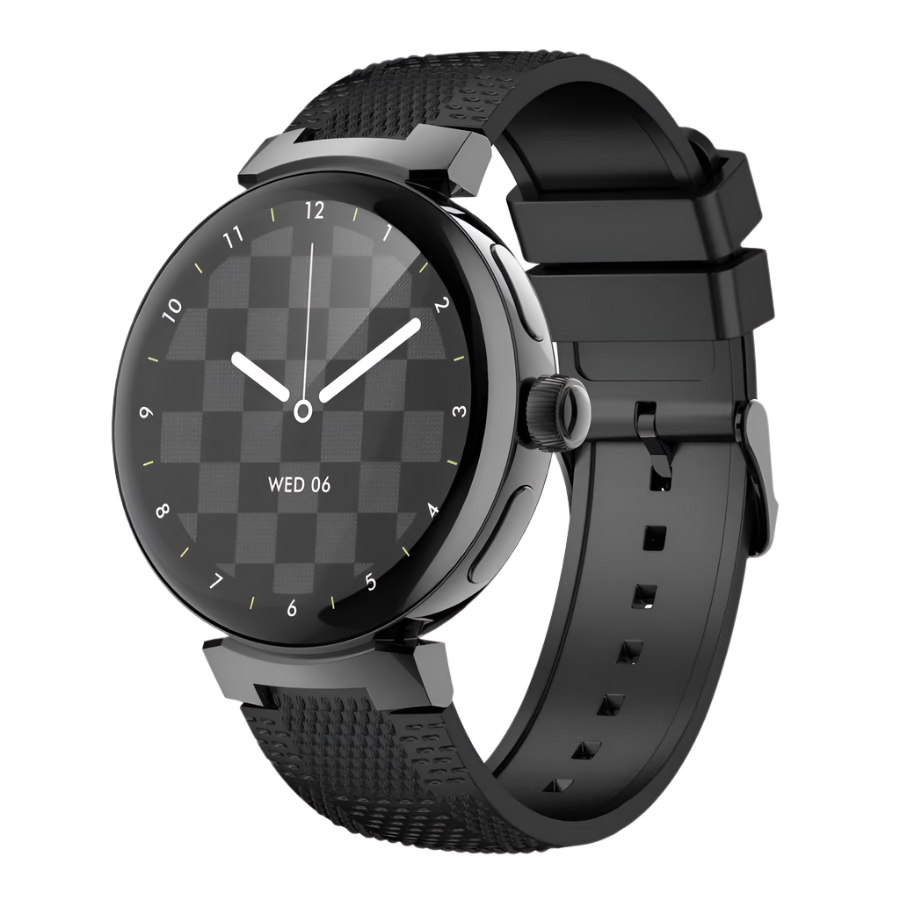 X.Cell Smart Watch Elite 3 Silicone Strap - Black
