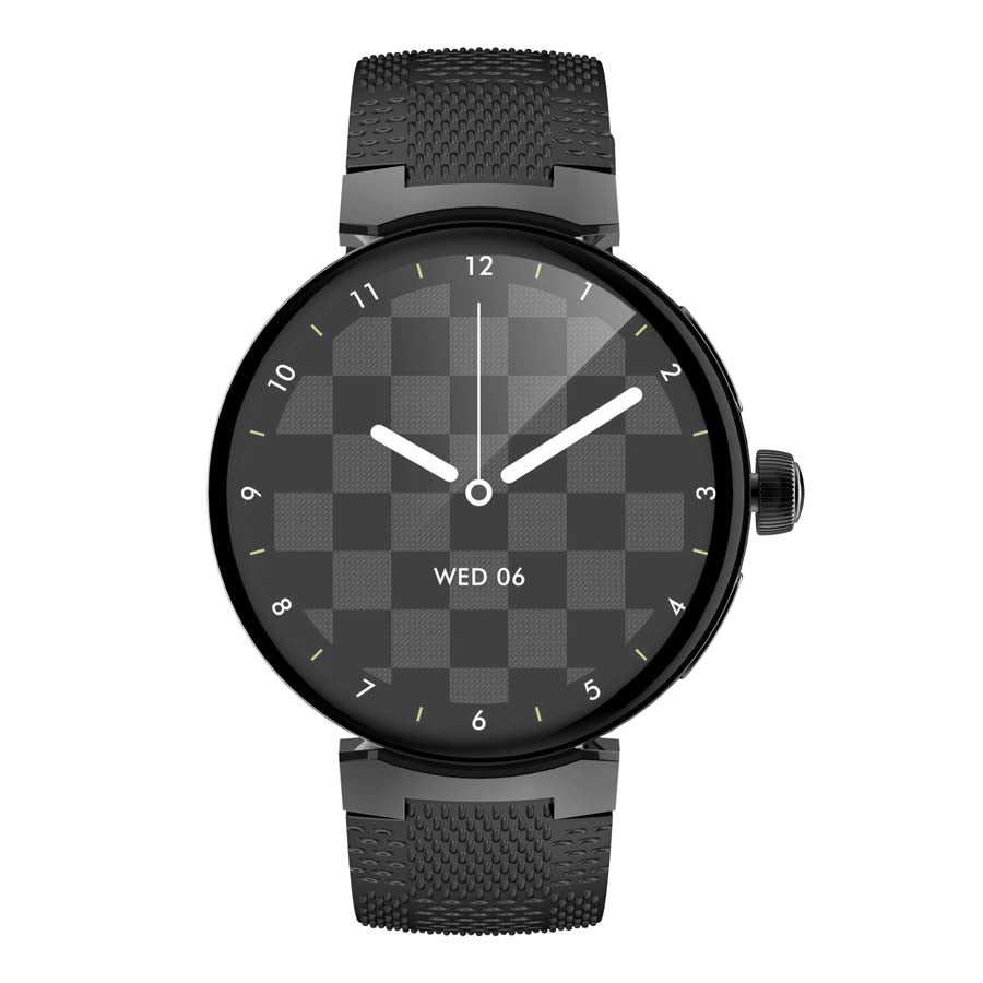 X.Cell Smart Watch Elite 3 Silicone Strap - Black