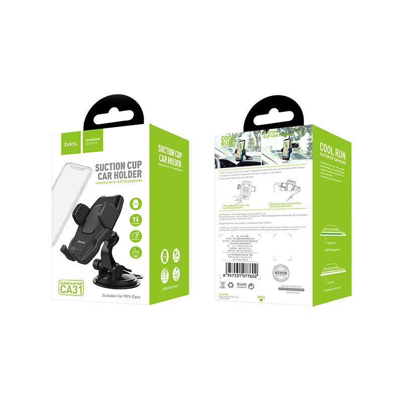 Car holder “CA31 Cool run” suction mount for phones