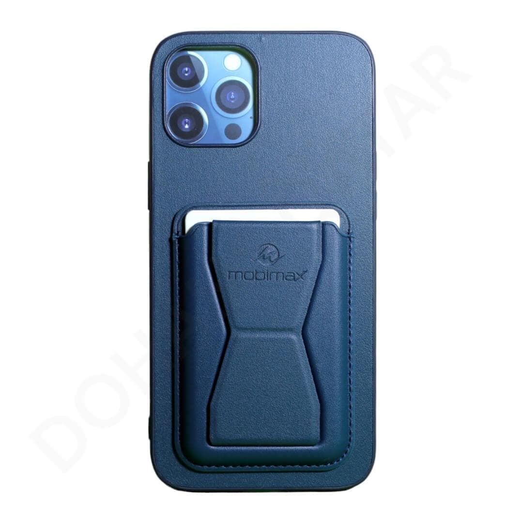 حافظة محفظة حامل بطاقات مع حامل لهاتف iPhone