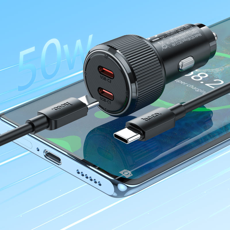 مجموعة كابلات شاحن السيارة “NZ14B Guerrero” بقوة 50 وات