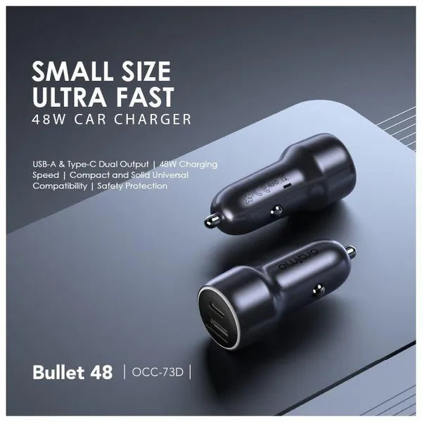 oraimo Bullet 48 48W Car Charger OCC-73D