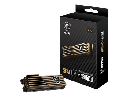 MSI Spatium M480 Pro PCIe 4.0 NVMe M.2 2 تيرابايت HS SSD