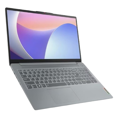 كمبيوتر محمول Lenovo IdeaPad Slim 3، شاشة FHD مقاس 15.6 بوصة، معالج Intel Core Ci3، بطاقة رسومات Intel UHD، نظام التشغيل Windows 11، ذاكرة وصول عشوائي سعة 8 جيجابايت، سعة تخزين 256 جيجابايت، رمادي قطبي، 82X70047AX