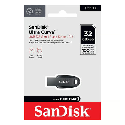 SanDisk Ultra Curve 3.2 Flash Drive, SDCZ550-G46