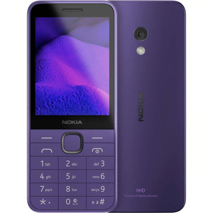 نوكيا 235 DS 4G مع منفذ Type-C (TA-1614) أسود، بنفسجي، أزرق