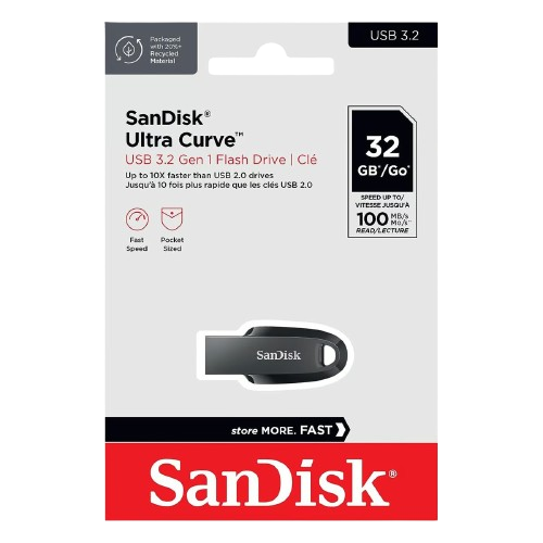 SanDisk Ultra Curve 3.2 Flash Drive, SDCZ550-G46