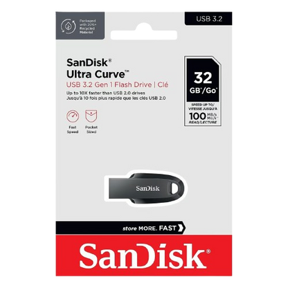 SanDisk Ultra Curve 3.2 Flash Drive, SDCZ550-G46