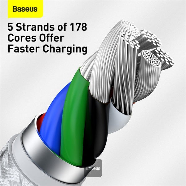 Baseus Cafule Series Metal Data Cable Type-C to Lightning iPhone PD 20W 2M - Black