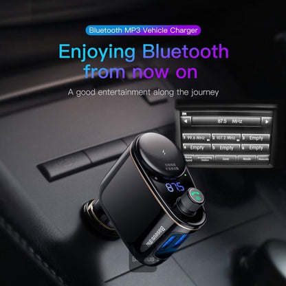 Baseus Locomotive Bluetooth MP3 Vehicle Charger Black