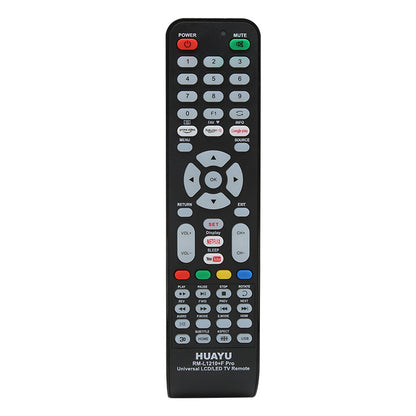 جهاز التحكم عن بعد العالمي للتلفزيون HUAYU RM-L1210+F PRO لجميع العلامات التجارية للتلفزيون مع وظيفة Netflix وYouTube