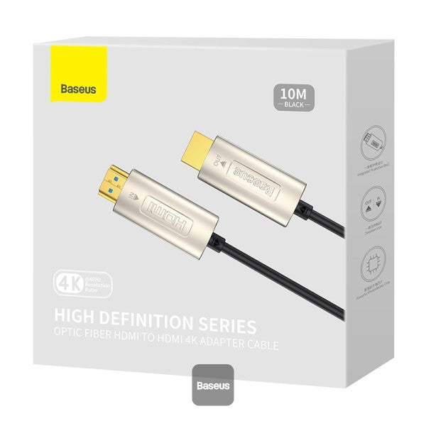 Baseus High Definition Series, Optic Fiber HDMI To HDMI 4K Adapter Cable 10M