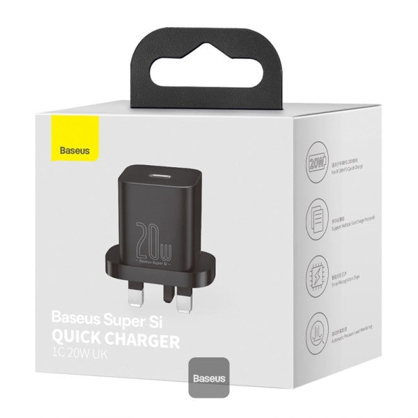 Baseus USB C Plug, 20W PD 3.0 Fast 6, Super Si Mini Compact USB C 6 Plug, Wall 2