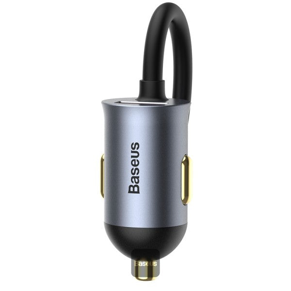 Baseus Share Together 3x USB / USB Type C car charger 120W PPS Quick Charge Power Delivery gray
